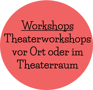 Workshops Theaterworkshops  vor Ort oder im  Theaterraum